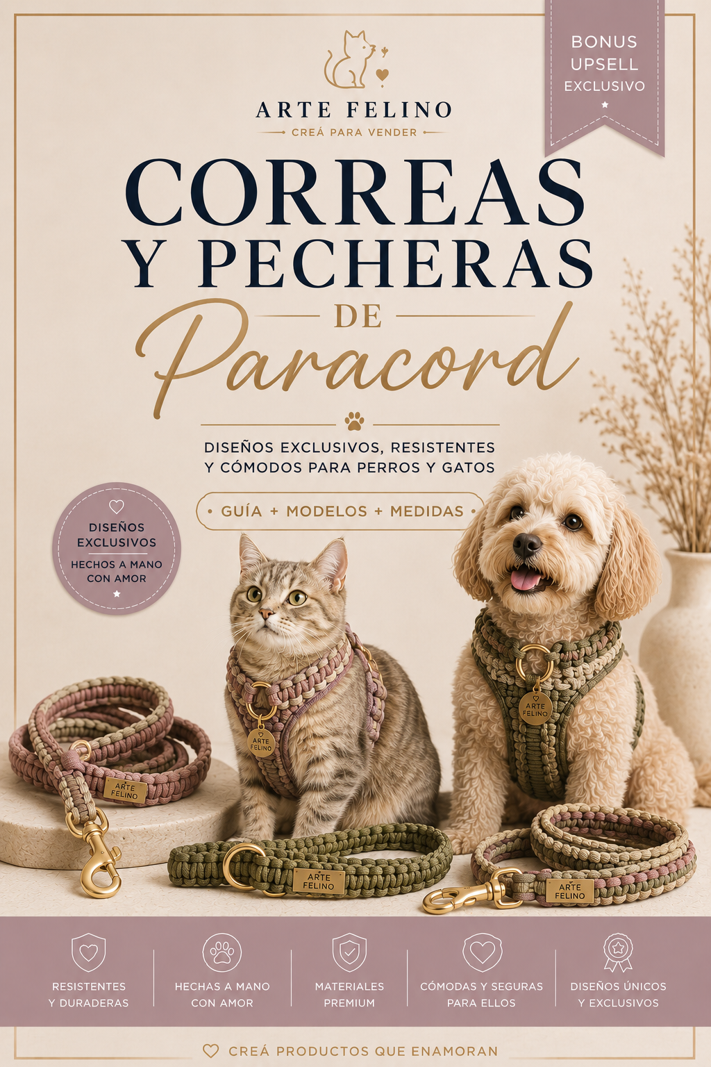 Correas y Pecheras Exclusivas en Paracord