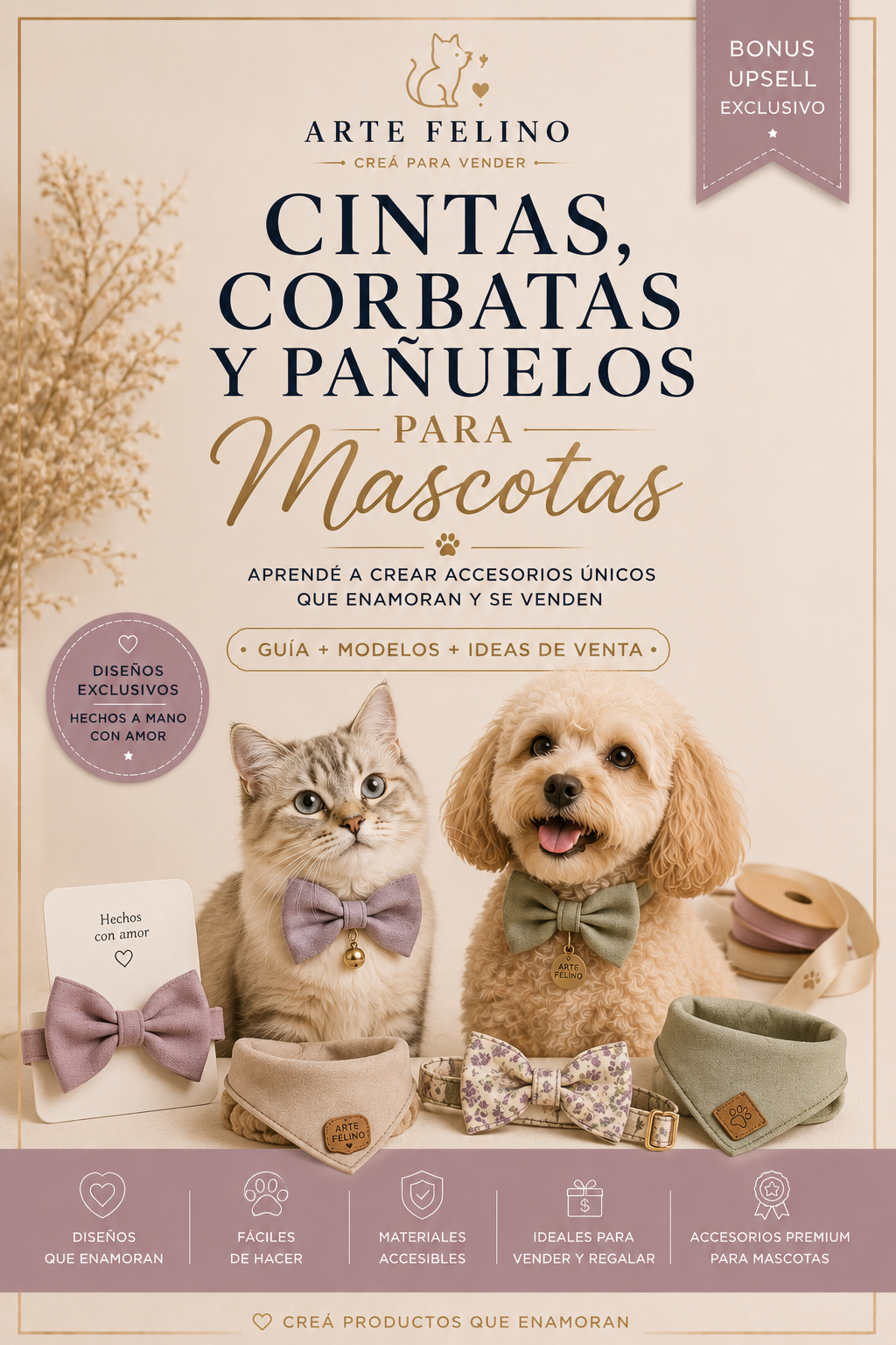 Cintas, Corbatas y Pañuelos para Mascotas